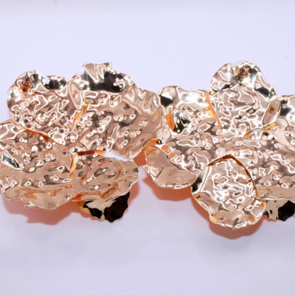 Floral Statement Earrings - Picture 5 of 5